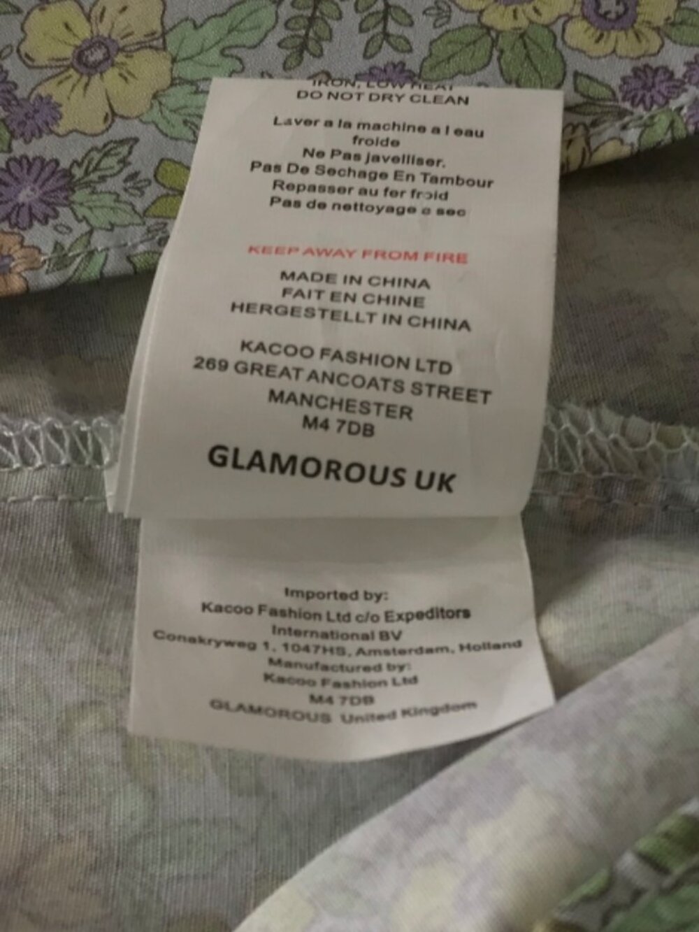NEW Glamorous Floral Cotton Summer A-Line Skirt • NWT • Size 6 - Small - Picture 7 of 9